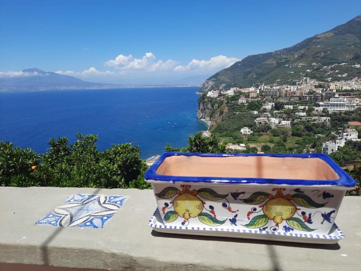 La Torretta Sea View Rooms Vico Equense Bagian luar foto