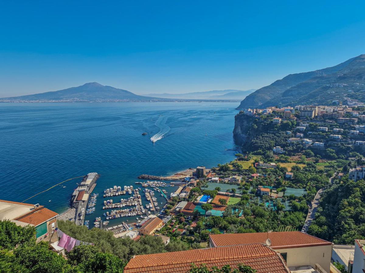 La Torretta Sea View Rooms Vico Equense Bagian luar foto